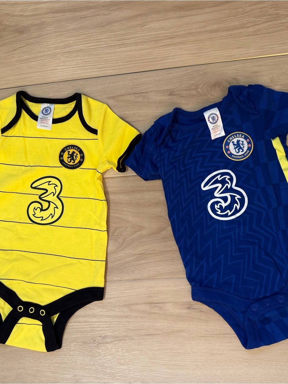 Chelsea Football Blue One-Piece Bodysuit